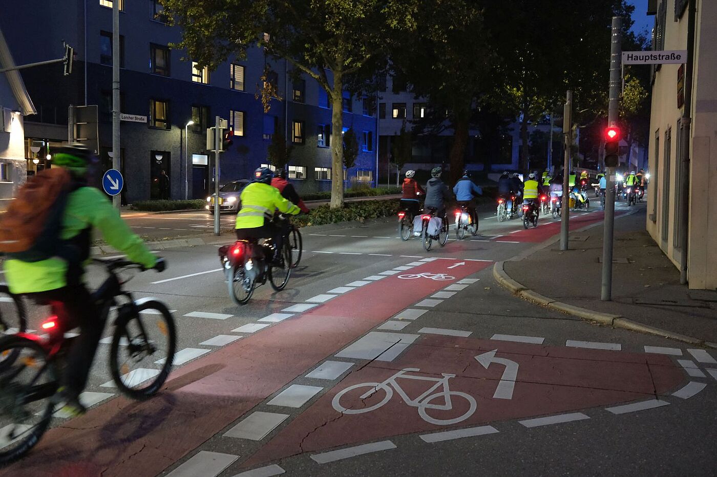ADFC-BikeNight 2025 (Lorcher Straße, Göppingen)