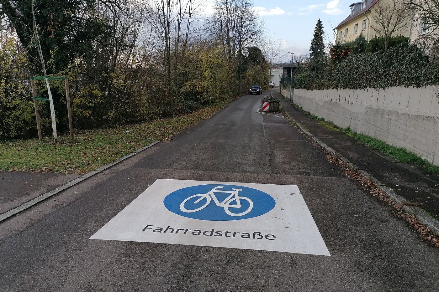 Fahrradstraße Karl-Kübler-Straße (Beginn bei Rappenstr.) Fahrradstraße Karl-Kübler-Straße (Beginn bei Rappenstr.)