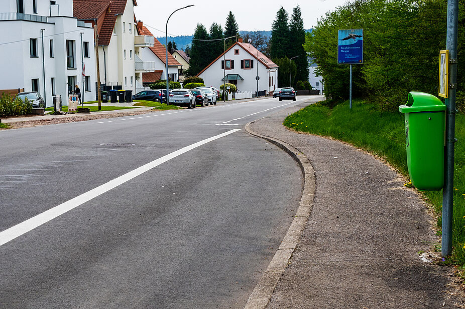 Problemstelle in Kohlhof Straßenentwässerung muss noch geschaffen werden.