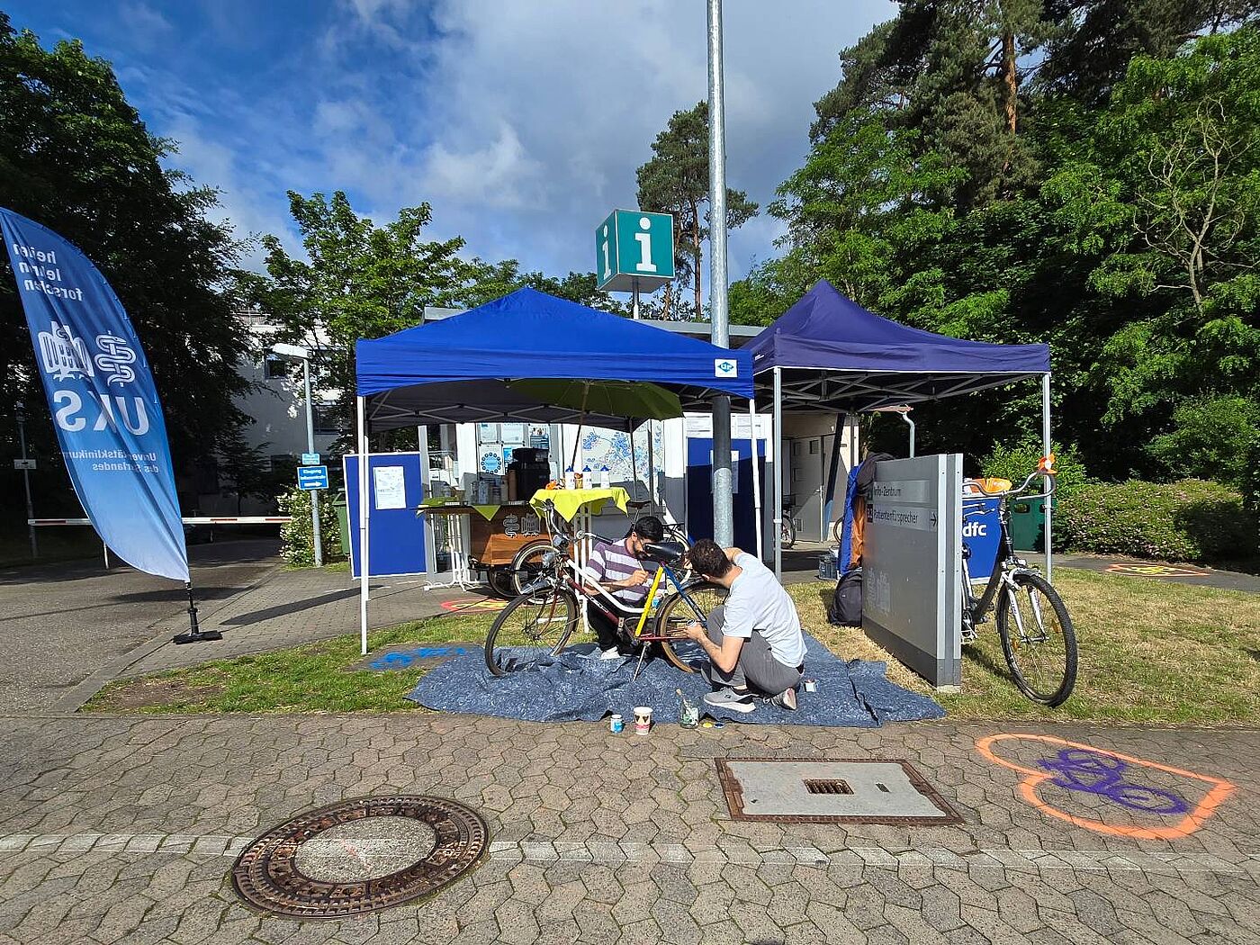 Bicycle Day 2024 am UKS in Homburg Bicycle Day 2024 am UKS in Homburg