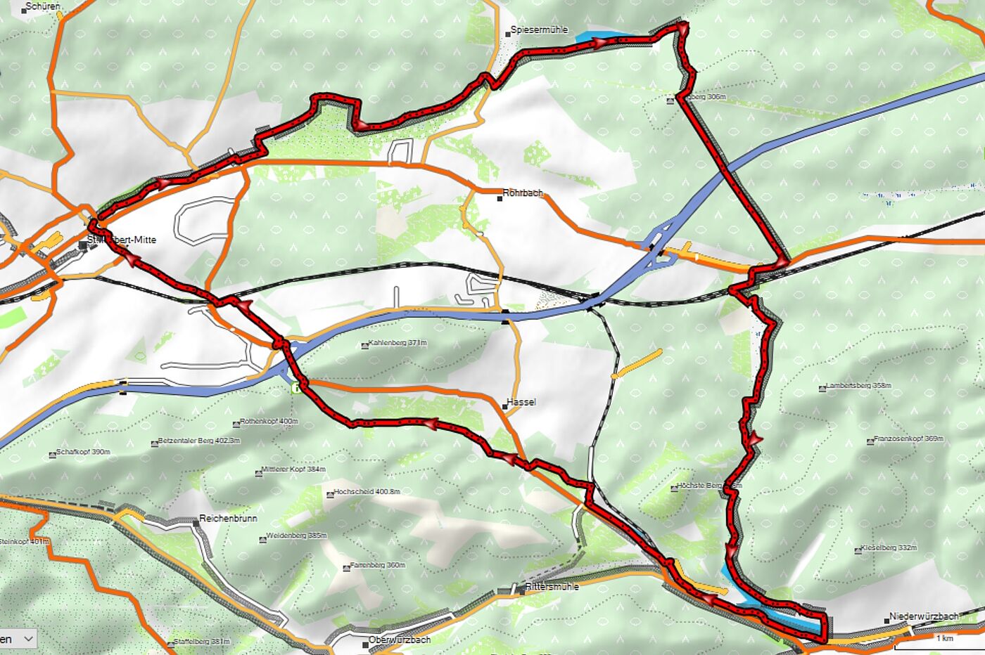 Rundkurs Würzbacher Weiher
