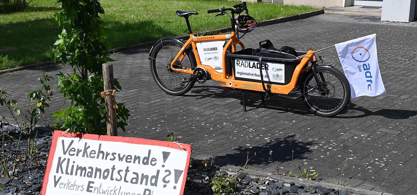 Lastenrad Infostand Rodenhof Saarbrücken Infostand Rodenhof Saarbrücken