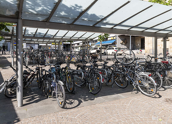 Fahrradabstellanlage am Bahnhof