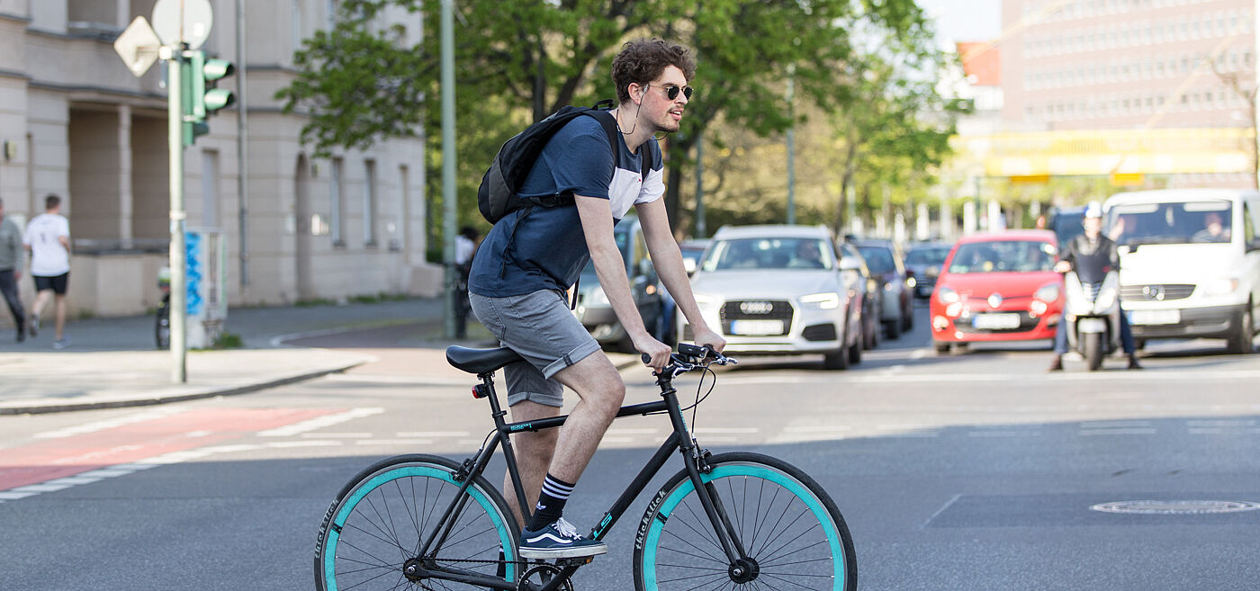 Radfahren in der Stadt Radfahren in der Stadt