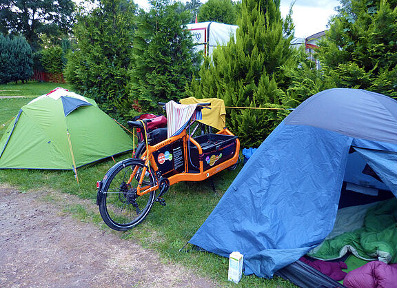 Unabhängig auf Radreisen mit Zelt, Schlafsack, Lastenrad und Co